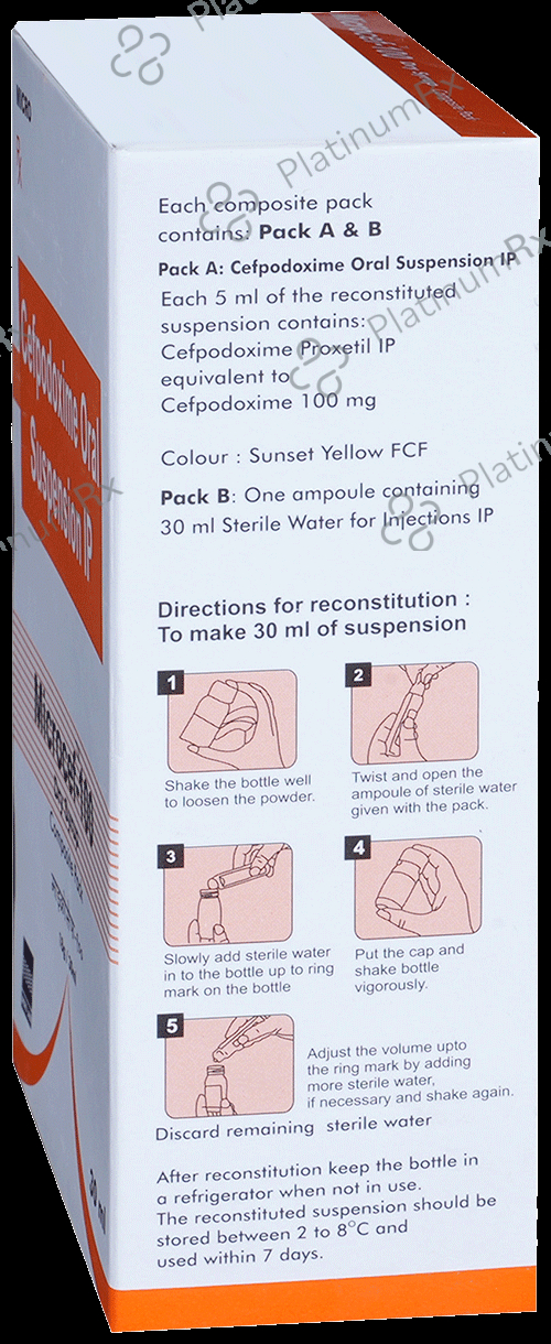Microcef 100mg Oral Suspension 30ml