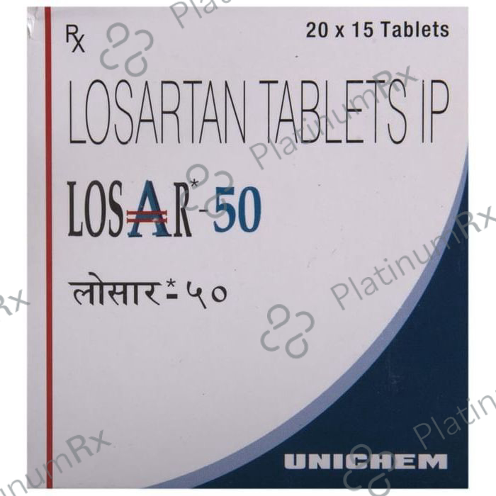 Losar 50mg Tablet 15s