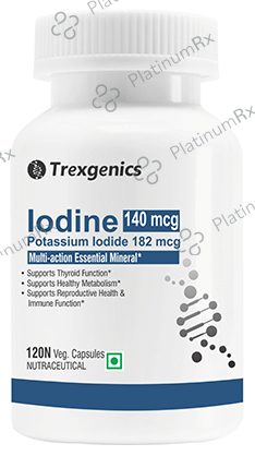 Trexgenics Iodine 140mcg Veg Capsule