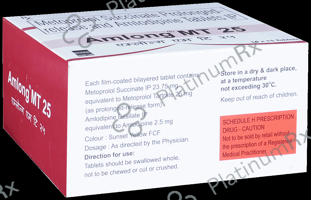 Amlong MT 25mg Tablet PR 15s