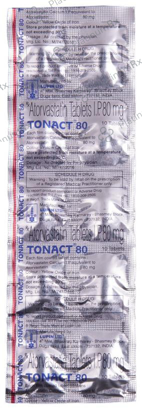 Tonact 80mg Tablet 10s