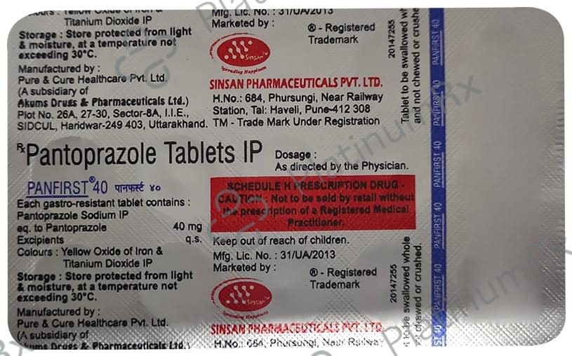 Panfirst 40 Tablet