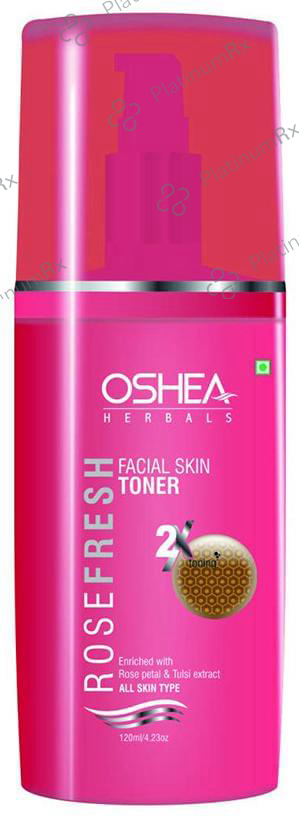 Oshea Herbals Facial Skin Toner Rose Fresh