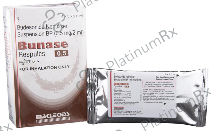 Bunase 0.5mg Respule 5s