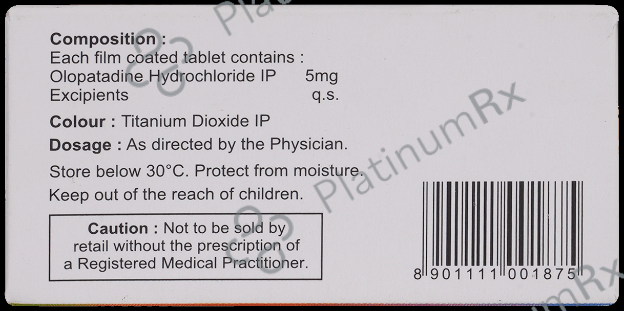 Patadin 5mg Tablet 10s
