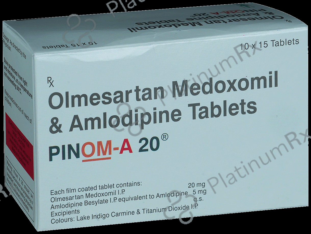 Pinom A 5/20mg Tablet 15s
