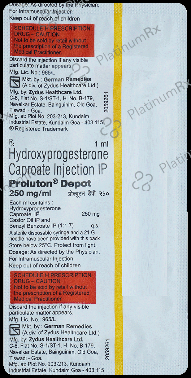 Proluton Depot 250mg/ml Injection