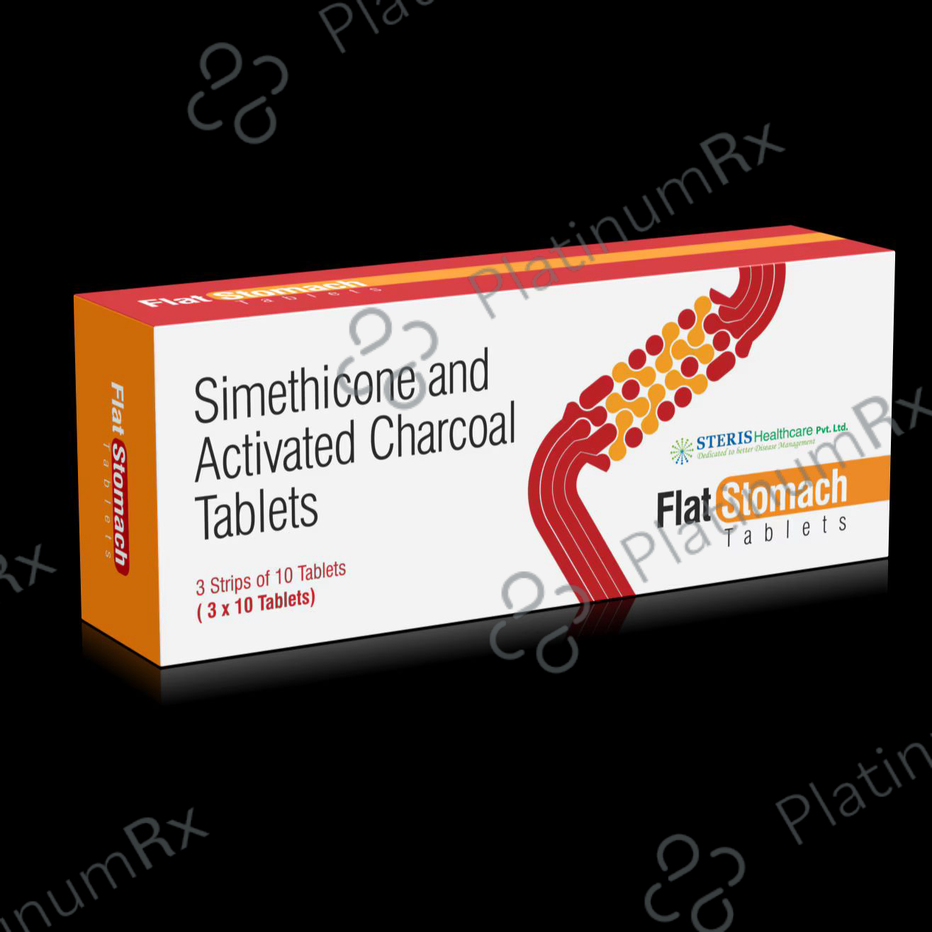 Flat Stomach 250/80mg Tablet 10s