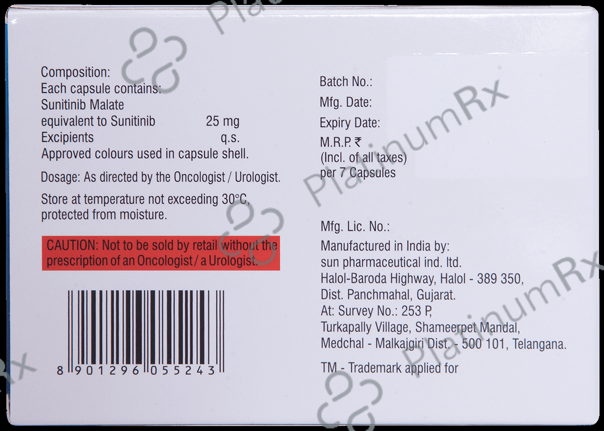 Sunixar 25 Capsule