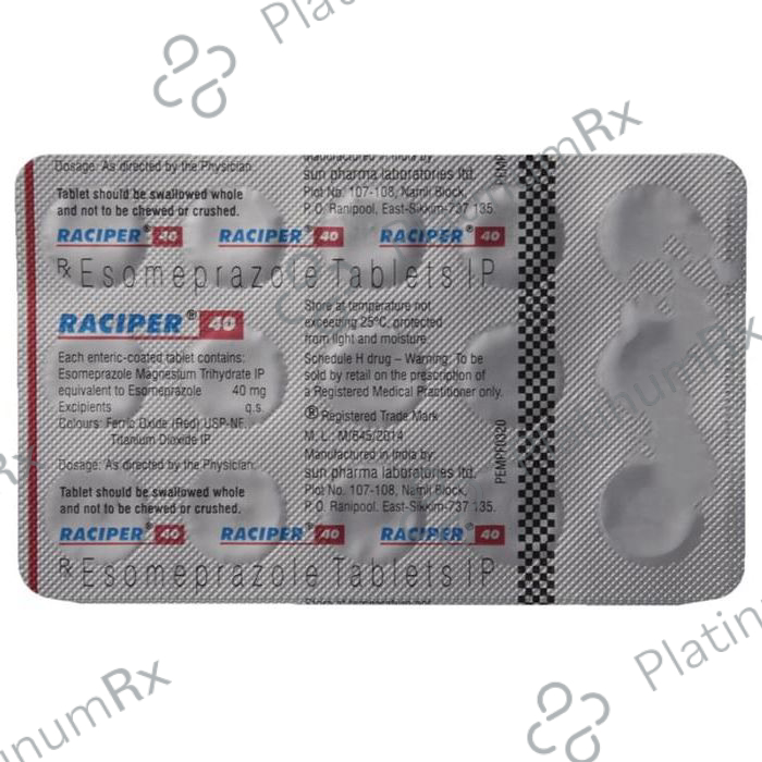 Raciper 40mg Tablet 15s