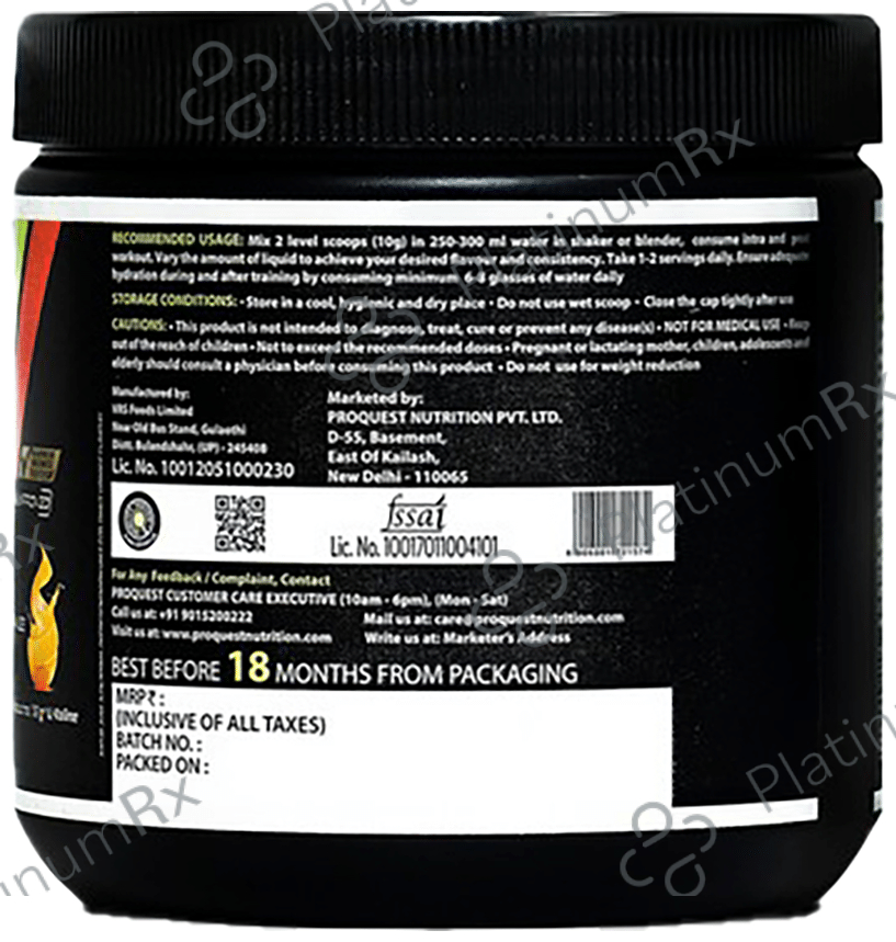 Pro Quest BCAA 2:1:1 Tangy Orange