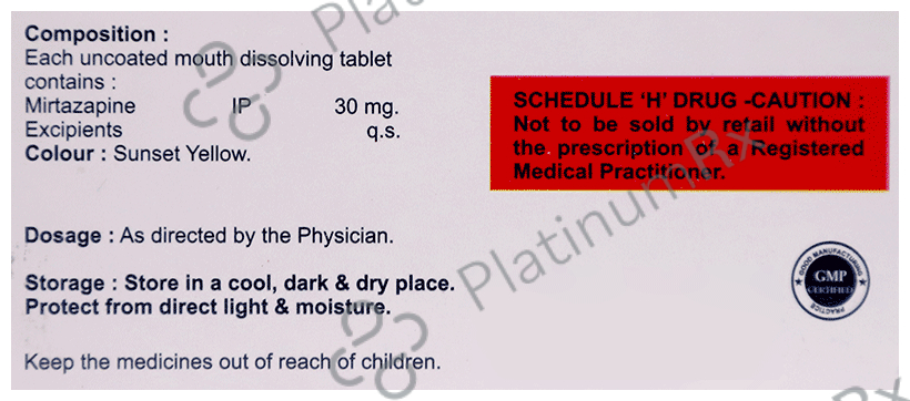 Mirvac 30 Tablet MD