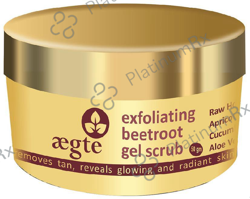 Aegte Exfoliating Beetroot Gel Scrub