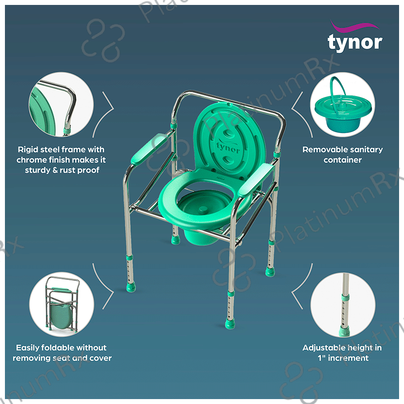 Tynor W3675 Commode Chair Universal