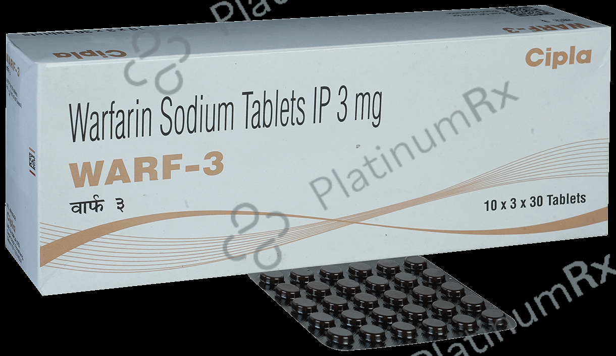 Warf 3mg Tablet 30s
