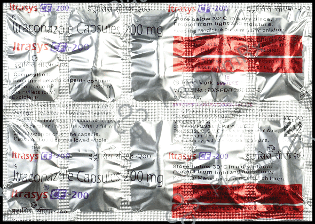 Itrasys CF 200 Capsule 10 Capsule
