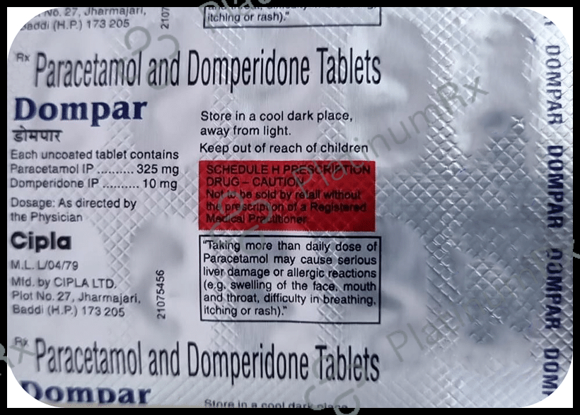 Dompar 10mg/325mg Tablet