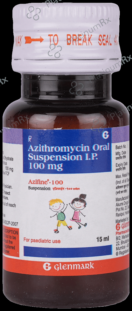 Azifine 100mg Suspension 15ml