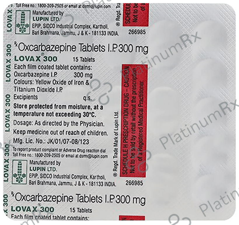 Lovax 300mg Tablet 15s