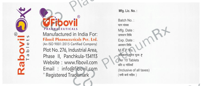 Rabovil OXT 4mg/20mg Tablet