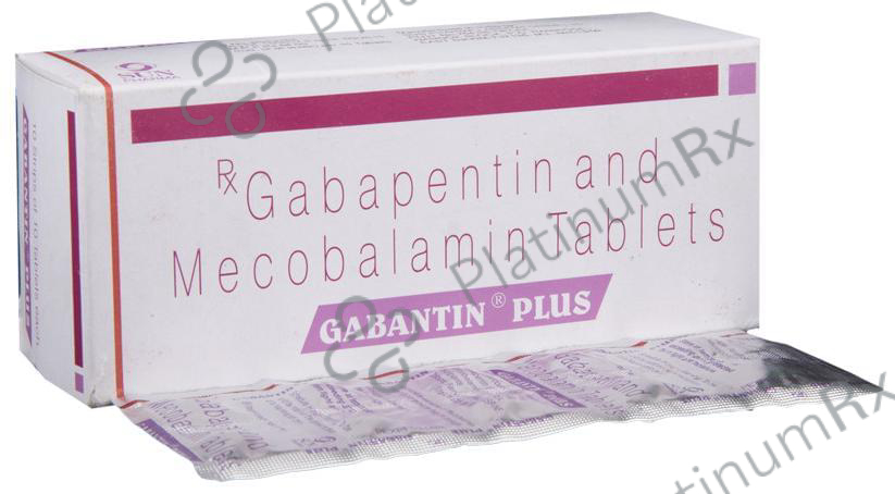 Gabantin Plus 100mg/500mcg Tablet 10s