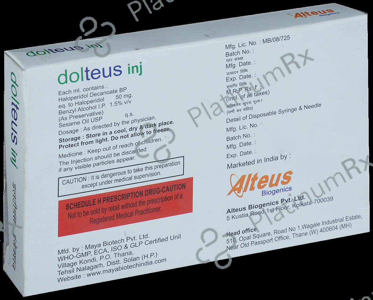 Dolteus 50mg Injection