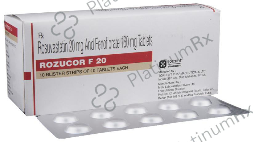 Rozucor F 20 Tablet 10 tablets