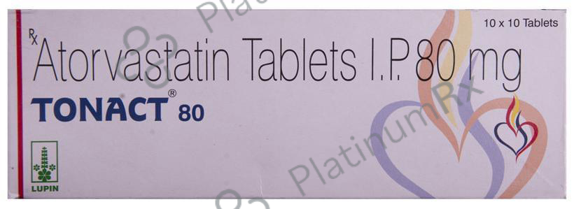 Tonact 80mg Tablet 10s