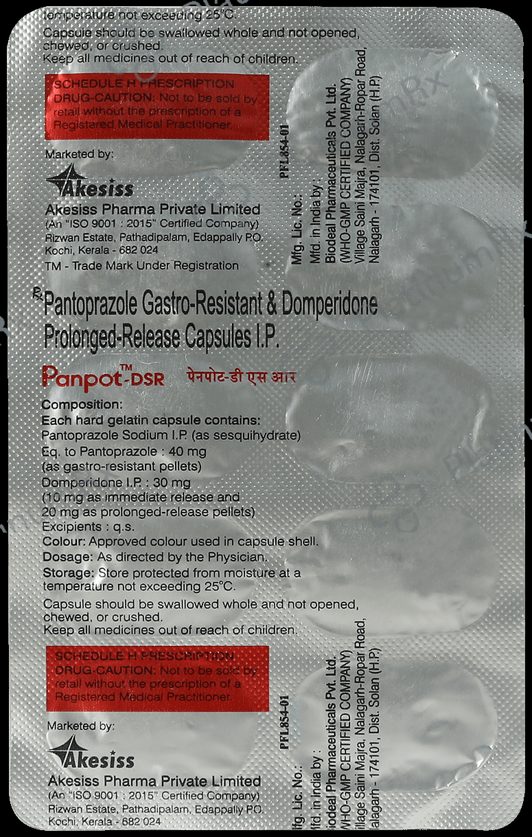 Panpot DSR 30/40mg Tablet 10s