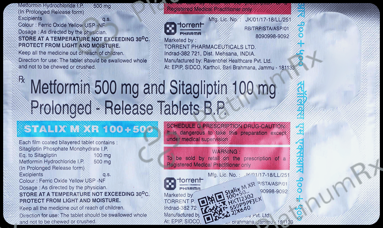 Stalix M XR 100/500mg Tablet PR 10s