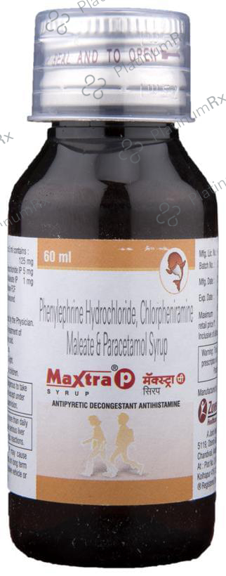 Maxtra P 1/125/5mg Syrup 60ml