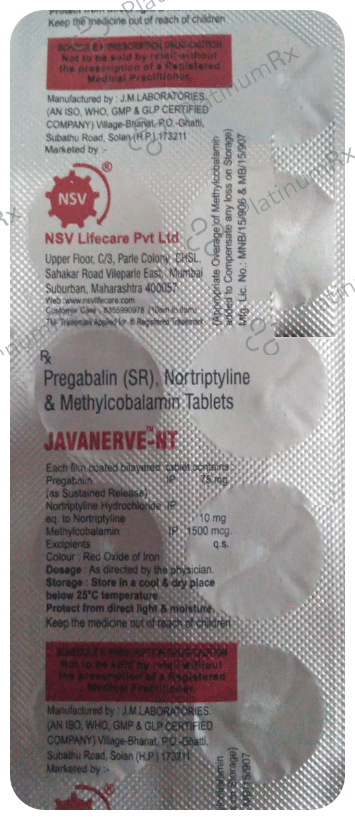 Javanerve-NT Tablet SR