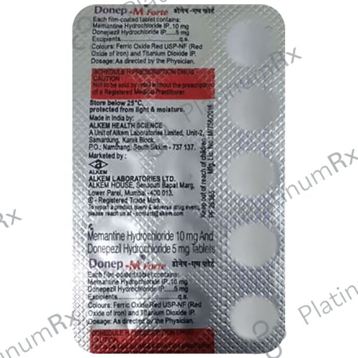 Donep M Forte 5/10mg Tablet 15s