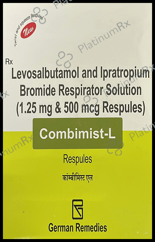 Combimist L 1.25/500mcg Respules 2.5ml*5s