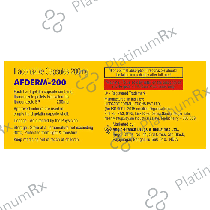 Afderm 200 Capsule 4 Capsule