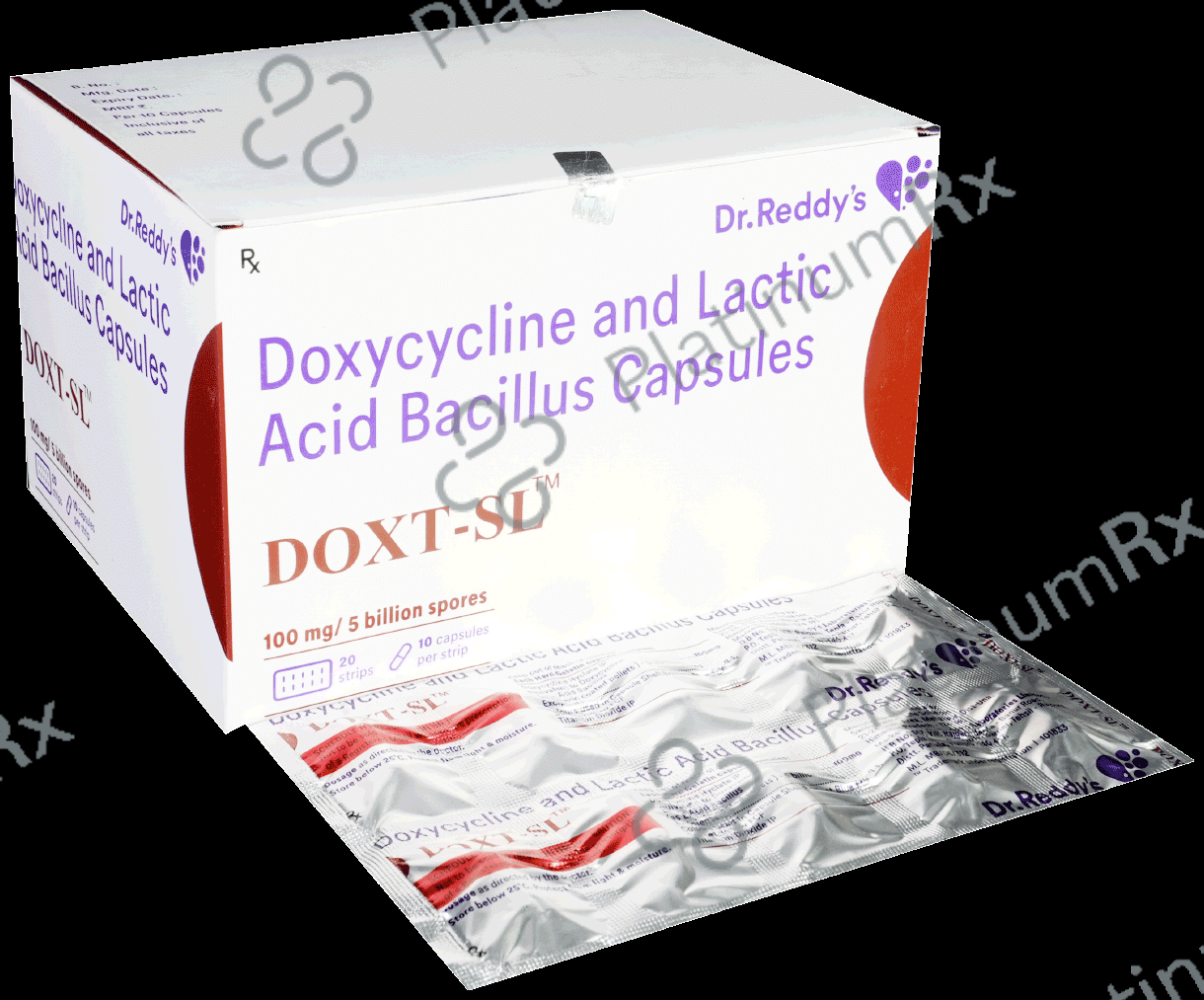 Doxt SL 100mg/5B Capsule 10s