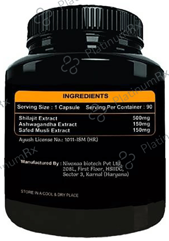 Vubasil Shilajit Pro Premium Vitality Capsule