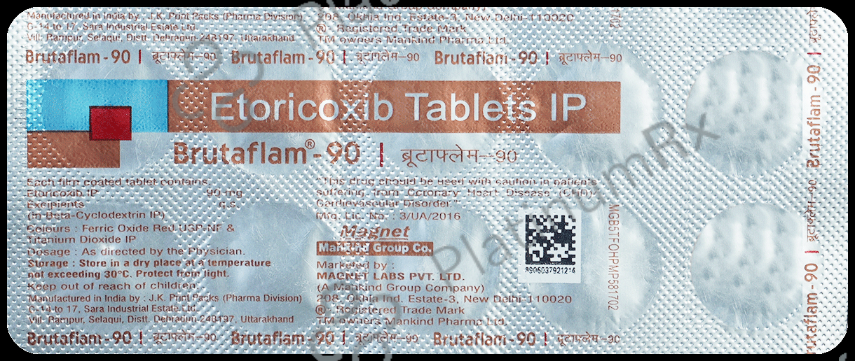 Brutaflam 90mg Tablet 10s