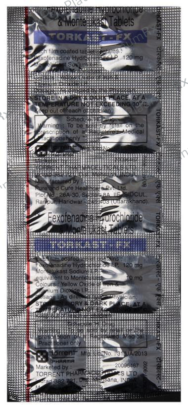 Torkast FX 120/10mg Tablet 10s
