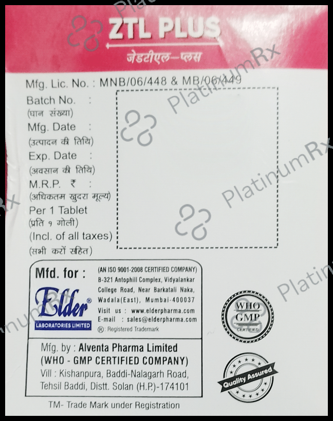 ZTL Plus Tablet