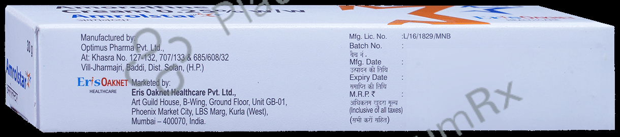 Amrolstar 0.25% Cream 30gm