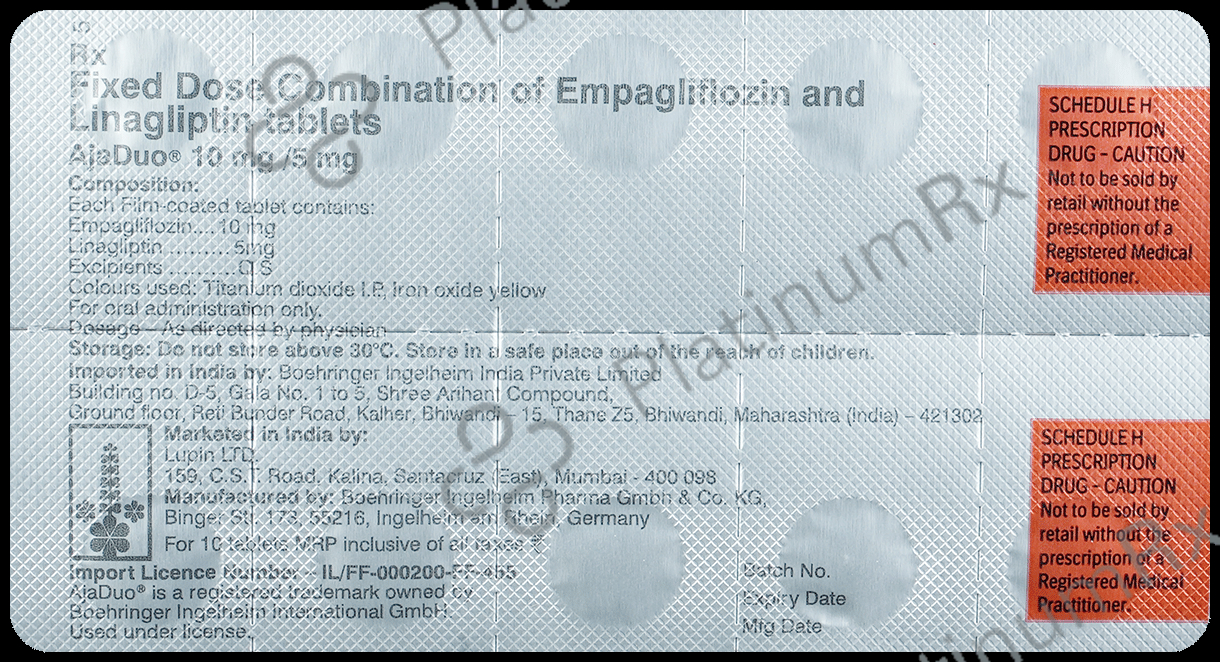 Ajaduo 10/5mg Tablet 10s