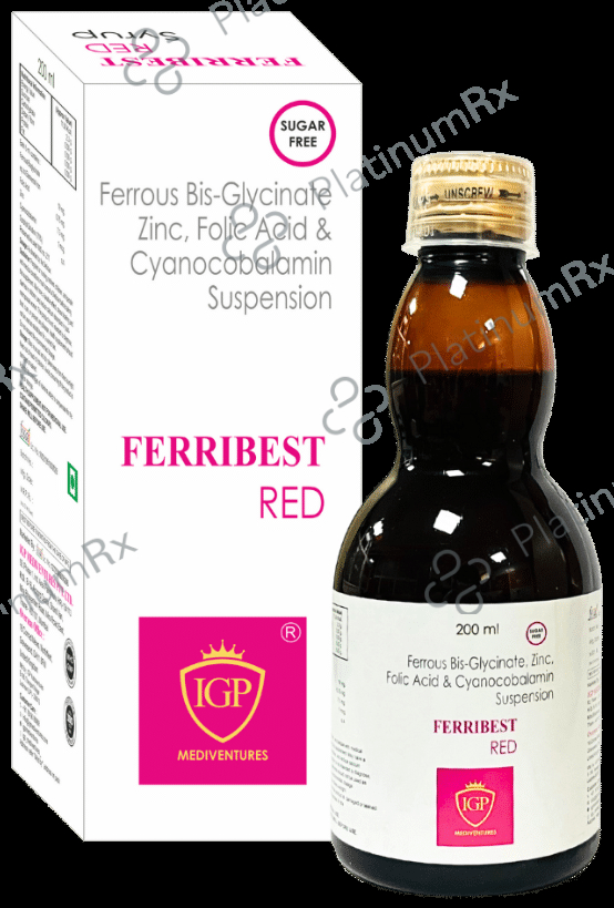 IGP Mediventures Ferribest Red Syrup Sugar Free
