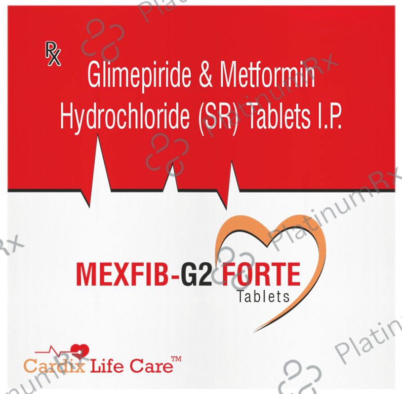 Mexfib G Forte 2mg/1000mg Tablet
