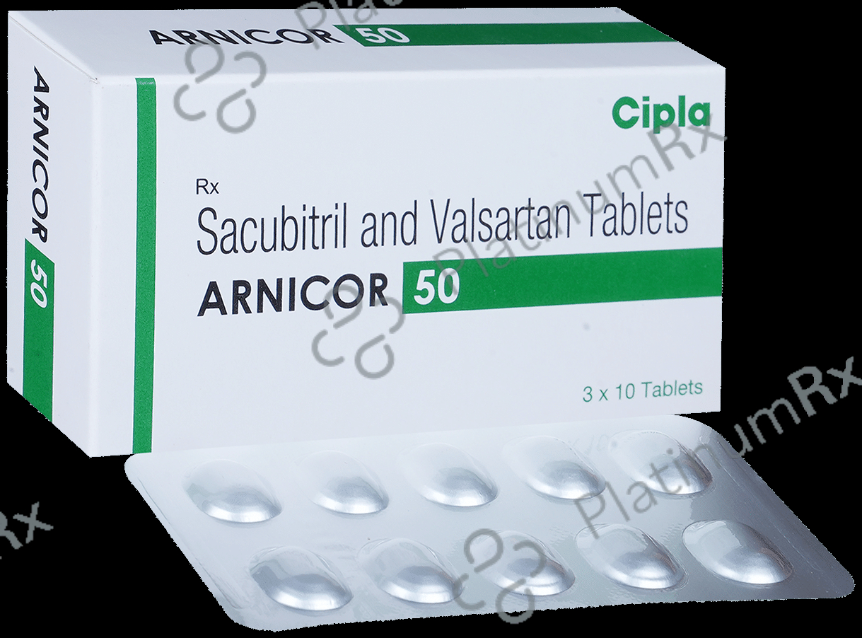 Arnicor 50 24/26mg Tablet 10s