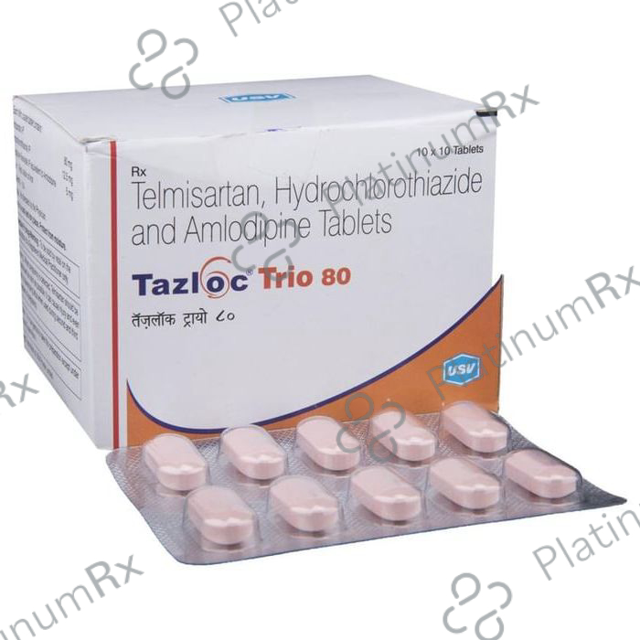 Tazloc Trio 80/5/12.5mg Tablet 10s