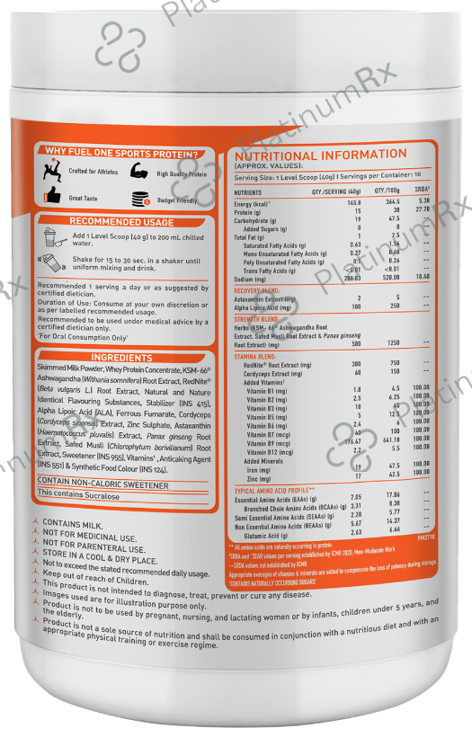 MuscleBlaze MB Fule One Sports Protein Powder Berry Blast