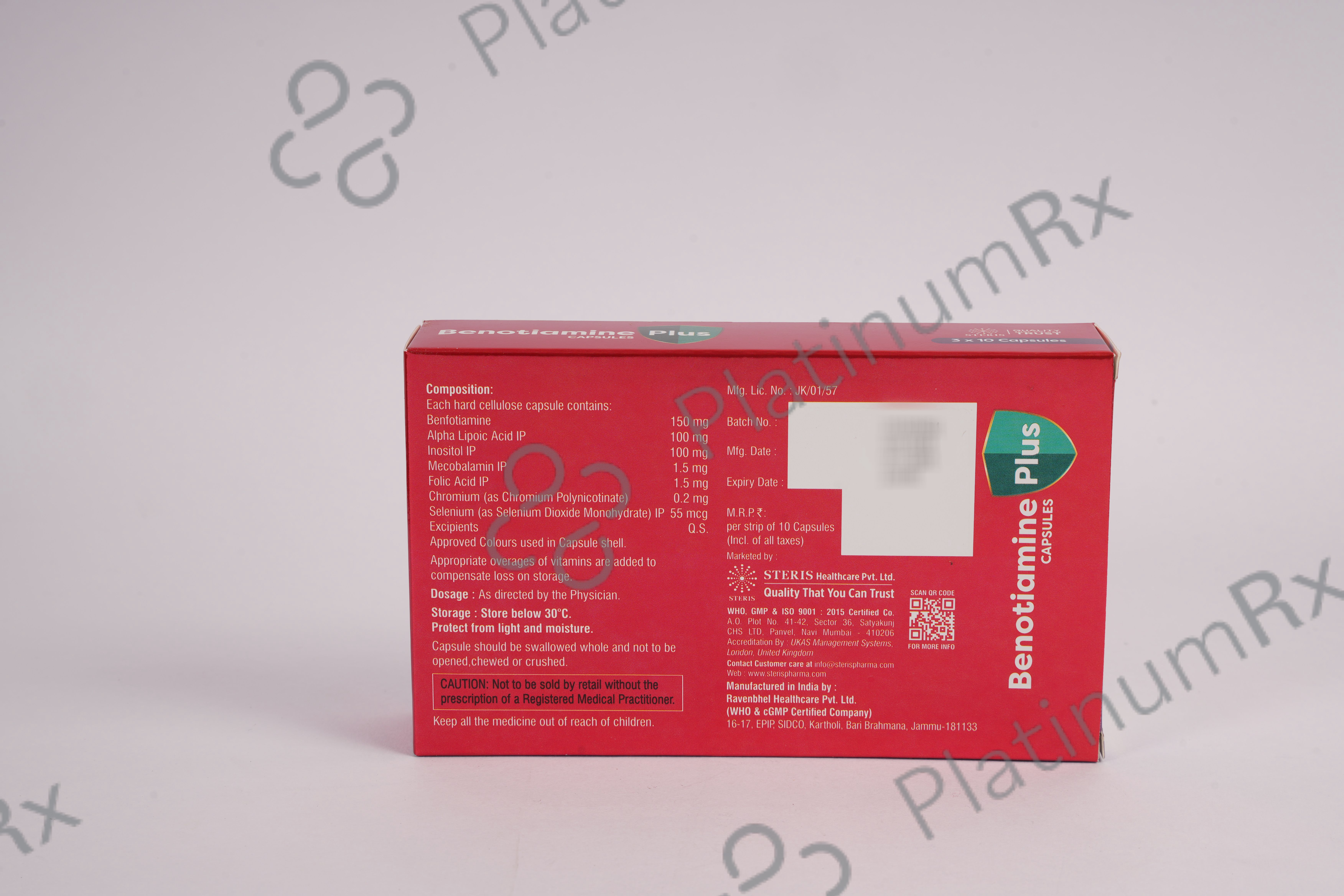 Benotiamine Plus Capsule 10s