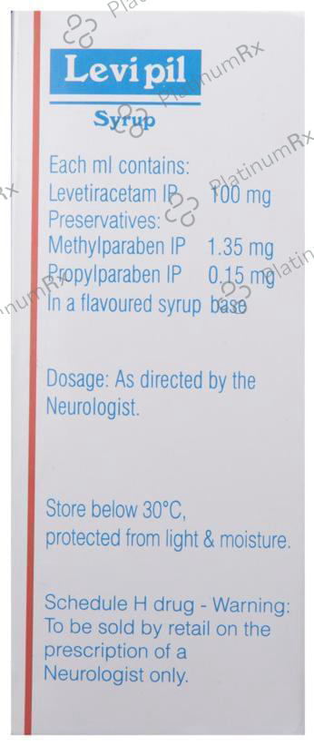 Levipil 100mg Syrup 100ml