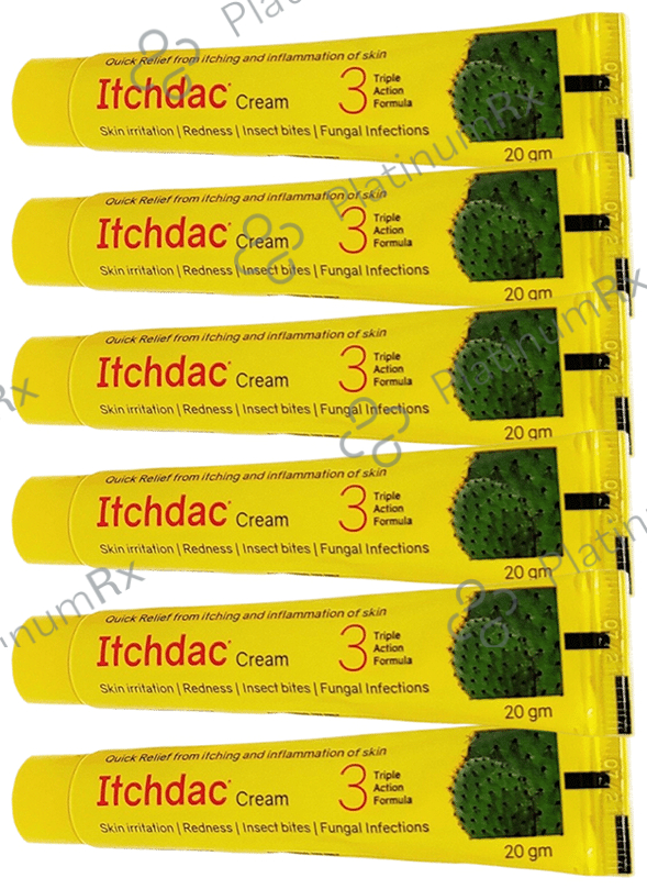 Itchdac Cream (20gm Each) 6 Tubes